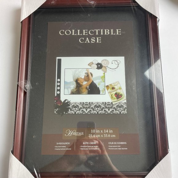 Heritage Frames Other - Shadowbox 10 x 14 NIP Brown Black Collectible Case